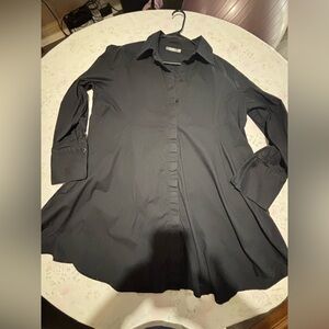 Women’s Neiman Marcus swing style blouse, xl black